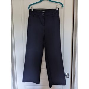 Loft Navy Marissa Trousers, wide leg, 2P